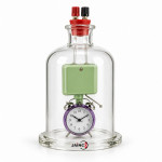 Demonstration Device of an Alarm from a Clock Under a Bell
